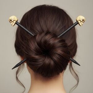NEW Skull Hair Sticks (Includes 2)